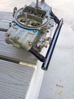 Holley carburetor 750 dual pump modified