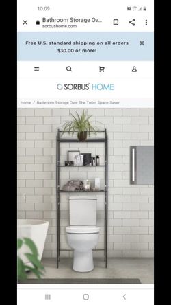 Bathroom Organizer Over The Toilet