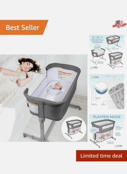 Three In One Mesh Bassinet