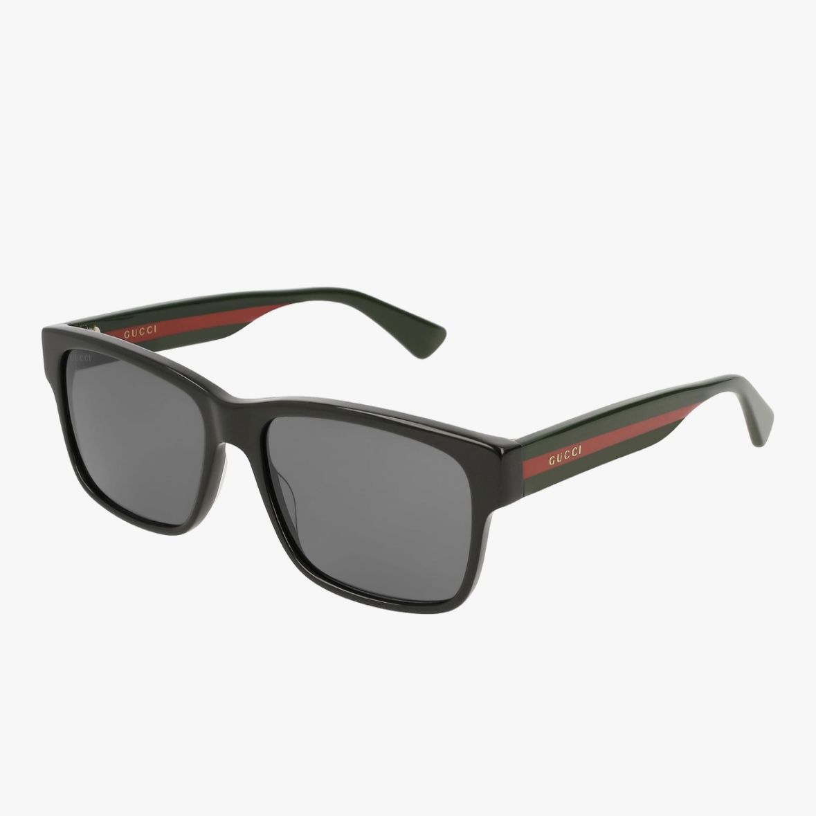 Gucci GG0340S-006-58 Rectangular Sunglasses Black Used Once