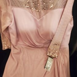 New $150 Violet  Elegant Dress With Rhinestones Size 18 Plus Size