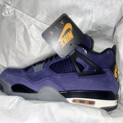 Lakers 🟣🟡Jordan 4’s Size 9.5 Brand New !!