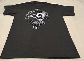 Fanatics Pro Line Los Angeles Rams 2017 NFC West Champions T-Shirt Size XL