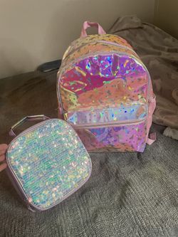 Girls Back Pack And Lunch Bag /School Ready 