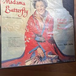 Vinyl Records-PUCCINI MADAMA BUTTERFLY stereophonic 3 LP set in fair cond. as is pick up or deliver box is beat up and so is pamphlet. Records are goo