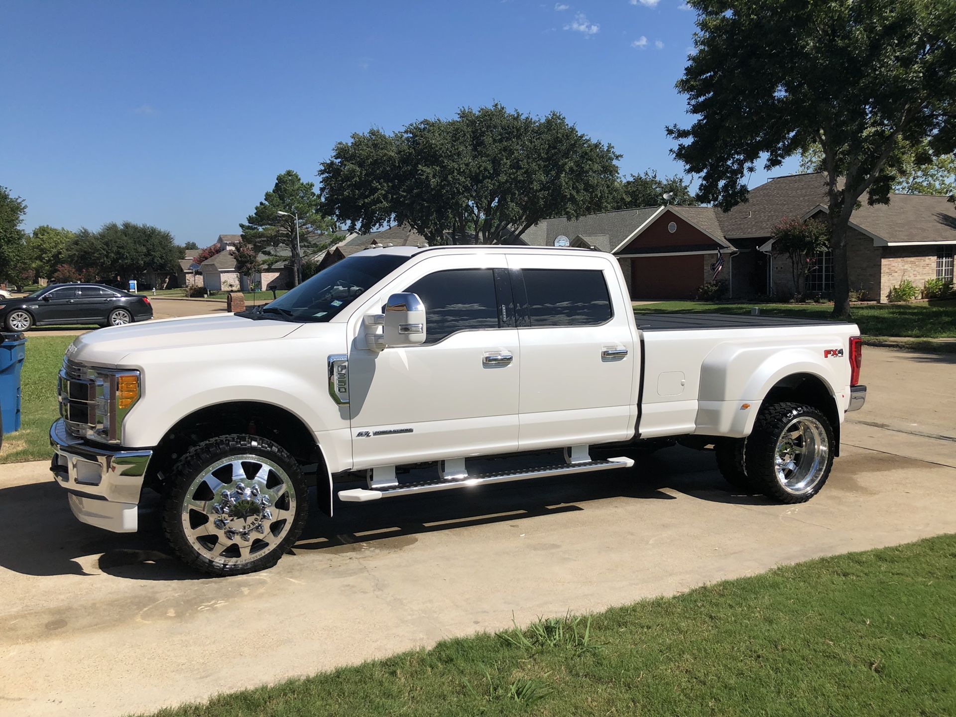 American Force 24inch Dually Wheels With Adapters And Good Tires