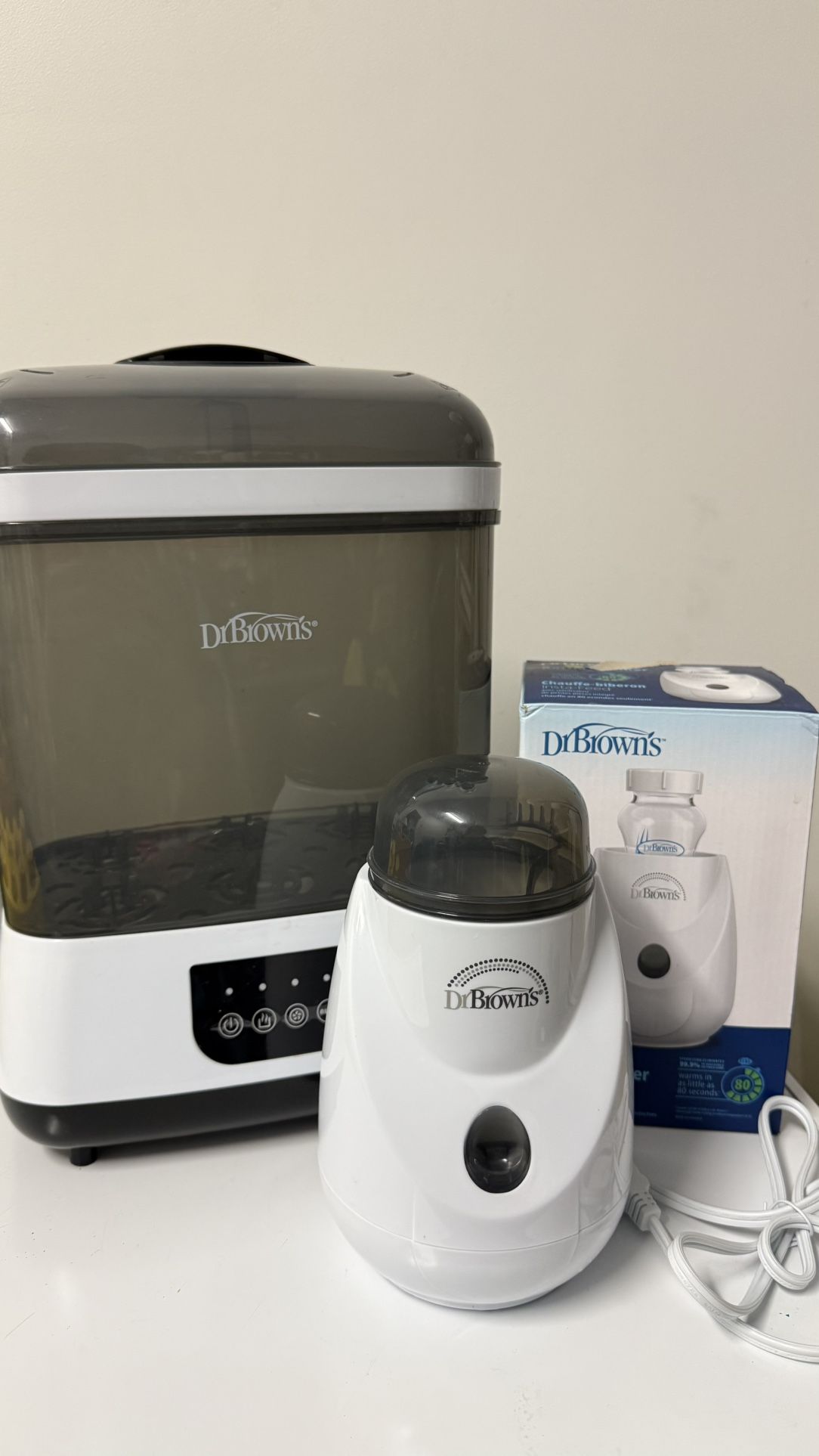 Baby Bottle Sterilizer + Insta-Feed Warmer by Dr. Brown’s”
