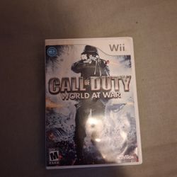 Call Duty Game For Nintendo Wii
