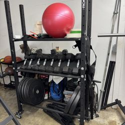 Rogue 43” Mass Storage 3-Tier (Dumbbell and Kettlebell Trays)