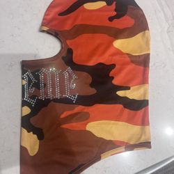 Supreme Rhinestone Balaclava Ski Mask Camo