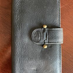 Fossil Black Leather Wallet 