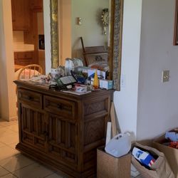 Table, armoire, buffet, vanity, dresser