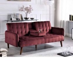 Sofa bed's con portavasos