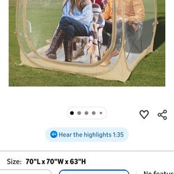 Tent Eighteentek  E9035 Beige⁹