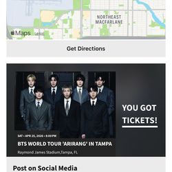 BTS TICKETS APR 25