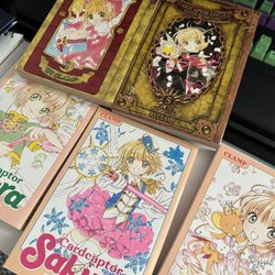 5 Cardcaptor Sakura Manga Set Clear Vintage