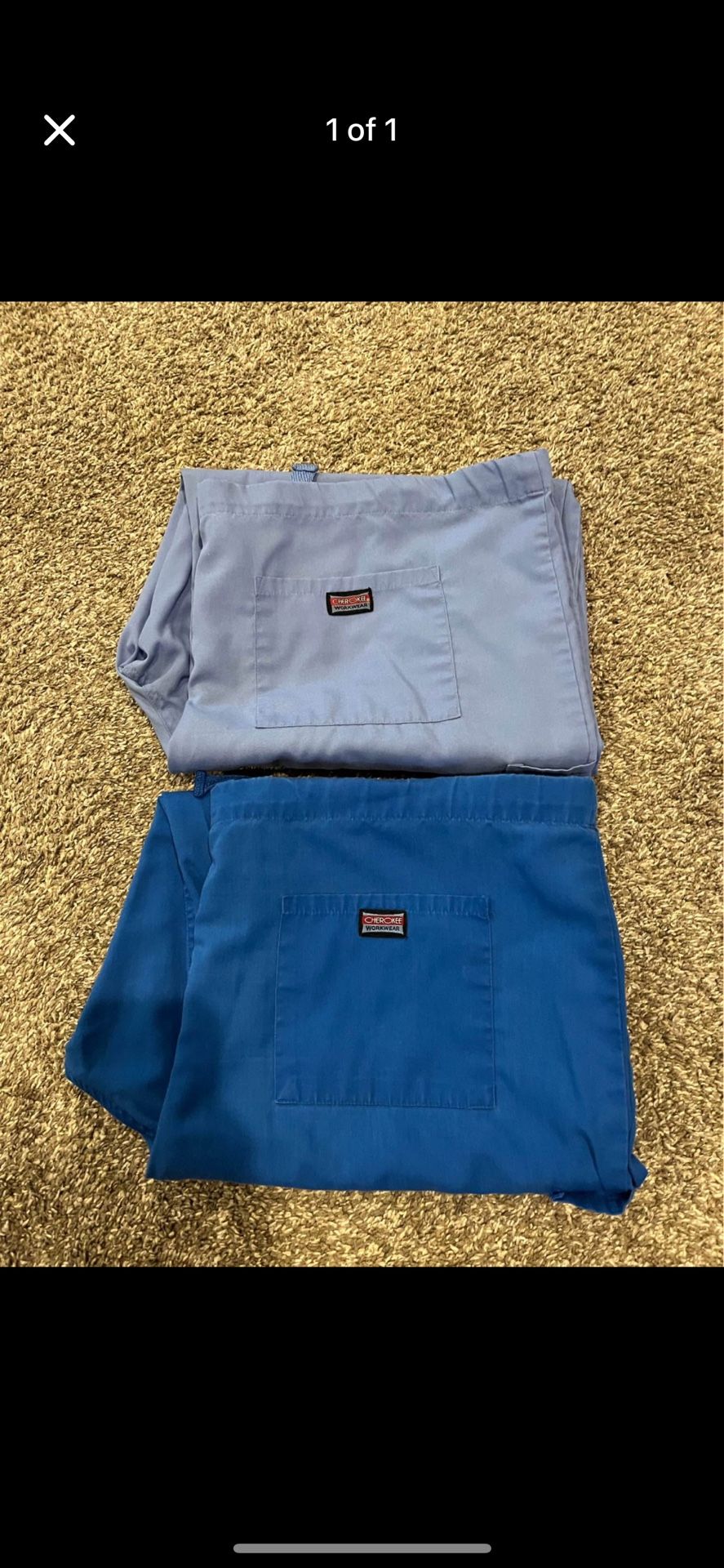 2 scrubs pants