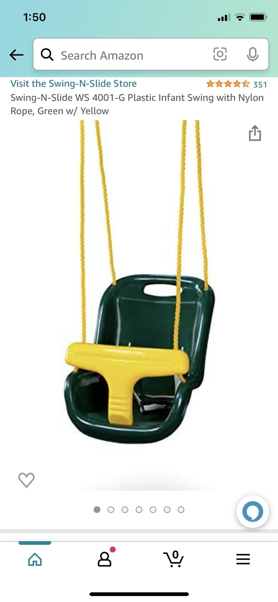 Brand New In Box Infant To Toddler Swing Set Attachment Play Set