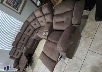 Power Sectional Recliner USB Charger