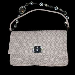 Miu Miu Crystal Strap Flap Bag 