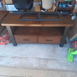 Table With Built In Big Screen TV Stand