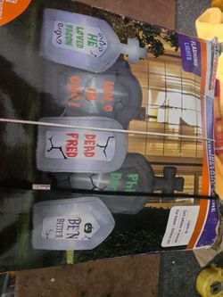 Halloween grave stones