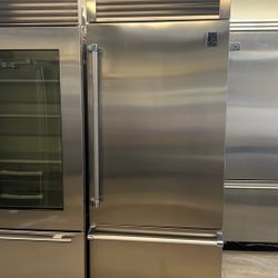 HESTAN 36”WIDE BUILT IN BOTTOM FREEZER REFRIGERATOR 