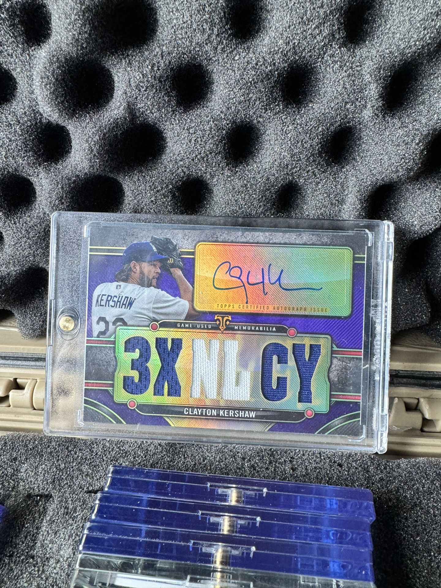 2024 Topps Triple Threads Clayton Kershaw Triple Threads Autograph 