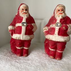 Paper Machete Santas 