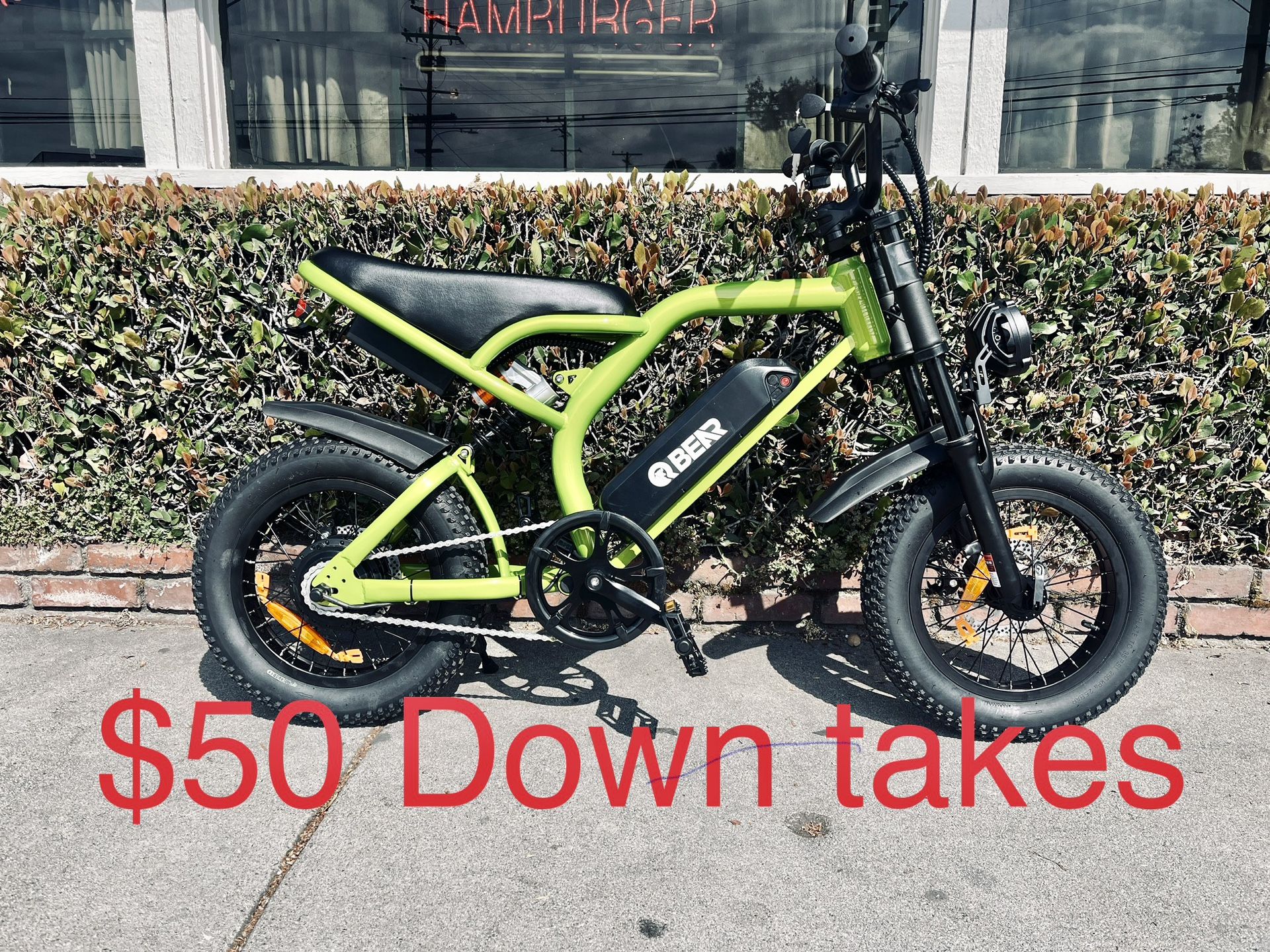 💸$50 Down Buy Now Pay Later ⚡️😁Bear Gtlime Electric Ebike For Short Riders 4’6” To5’8” 🥰