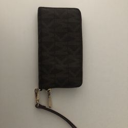 Authentic Brown Michael Kor wallet 