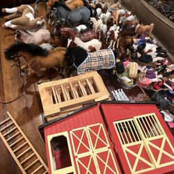 Toy Horses/Barn/Dolls & Accessories Full Lot