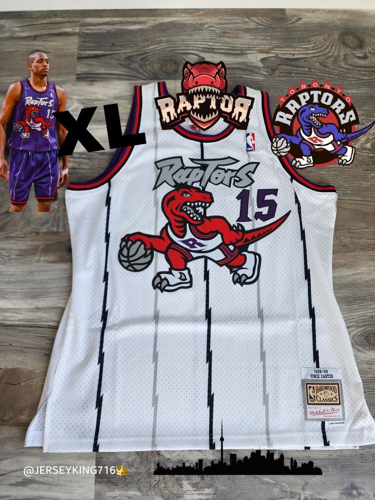 Toronto Raptors Vince Carter 15 Mitchell And Ness Swingman HWC 98 99 Jersey