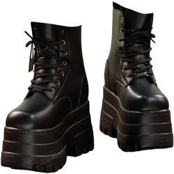 Black Platform Boots 