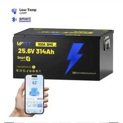 WattCycle 24V 314Ah Ultra Bluetooth LiFePO₄ Battery with 300A BMS