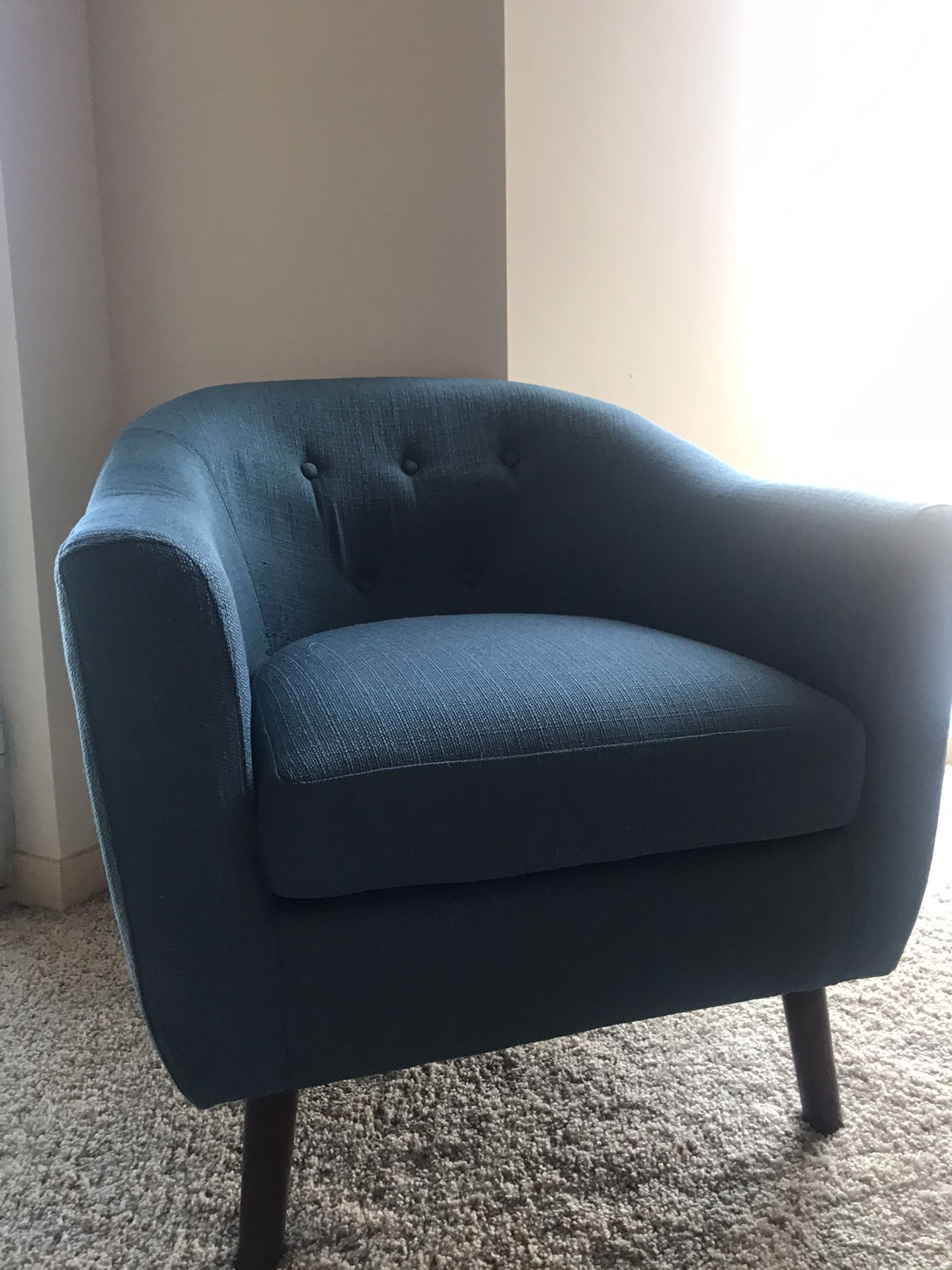 Home Elegance Fabric Barrel Chair