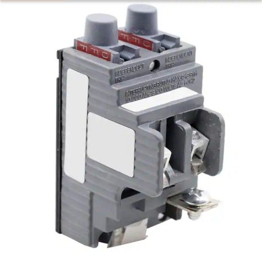 New VPKUBIP 20 Amp/20 Amp 1-1/2 in. 1-Pole Type P Pushmatic Twin Replacement Circuit Breaker