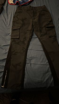Gray Camo Cargo Pants 32/32