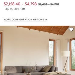 West elm Sectional Sofa 