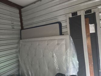 Headboard with side panels $50