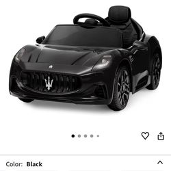 GarveeLife Ride On Car Licensed Maserati Gran Cabrio, 12V Battery Powered Motorized Car for Kids with Remote Control, Spring Suspension, Double Doors,
