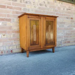 Mid Century Modern Small Record Cabinet Vintage
