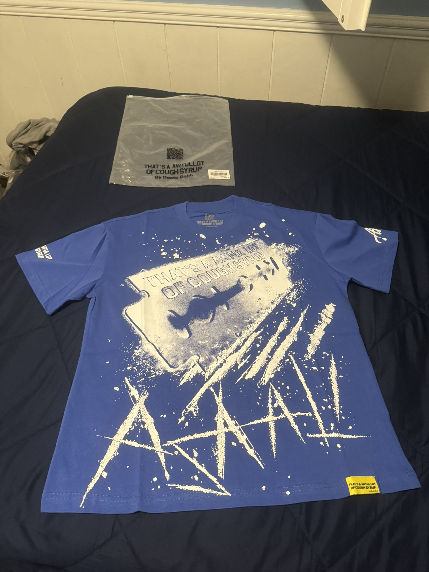 Asaali X Alocs That’s A Awful Lot Of Cough Syrup T Shirt Size Medium Never Worn Read Description