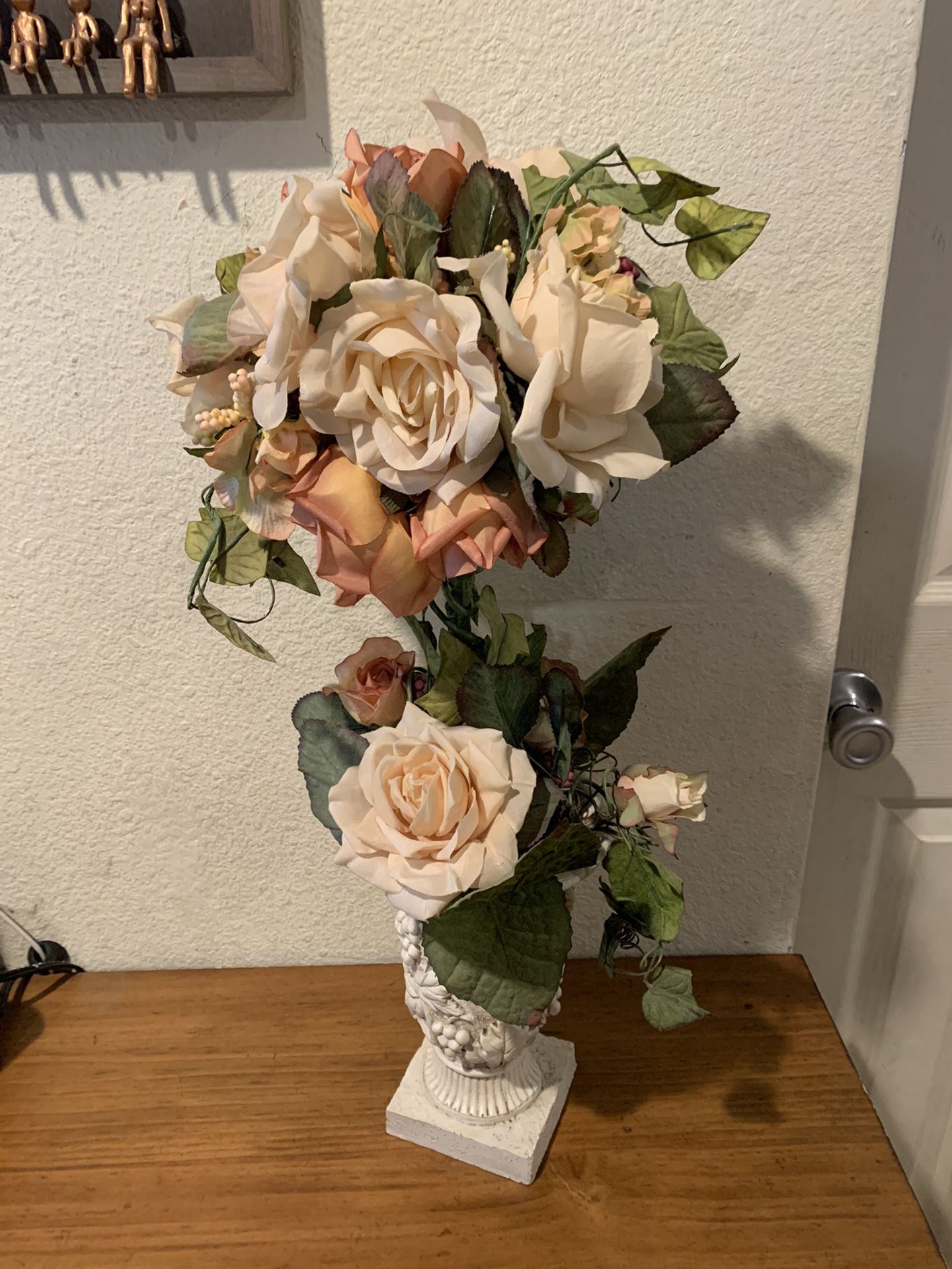 Fake Rose Vase Decoration Wedding 