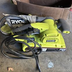 Belt Sander And Chalk Line 