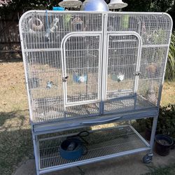 Bird Double Cage 