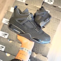 Blk Cats Jordan 4s - $120 Each 