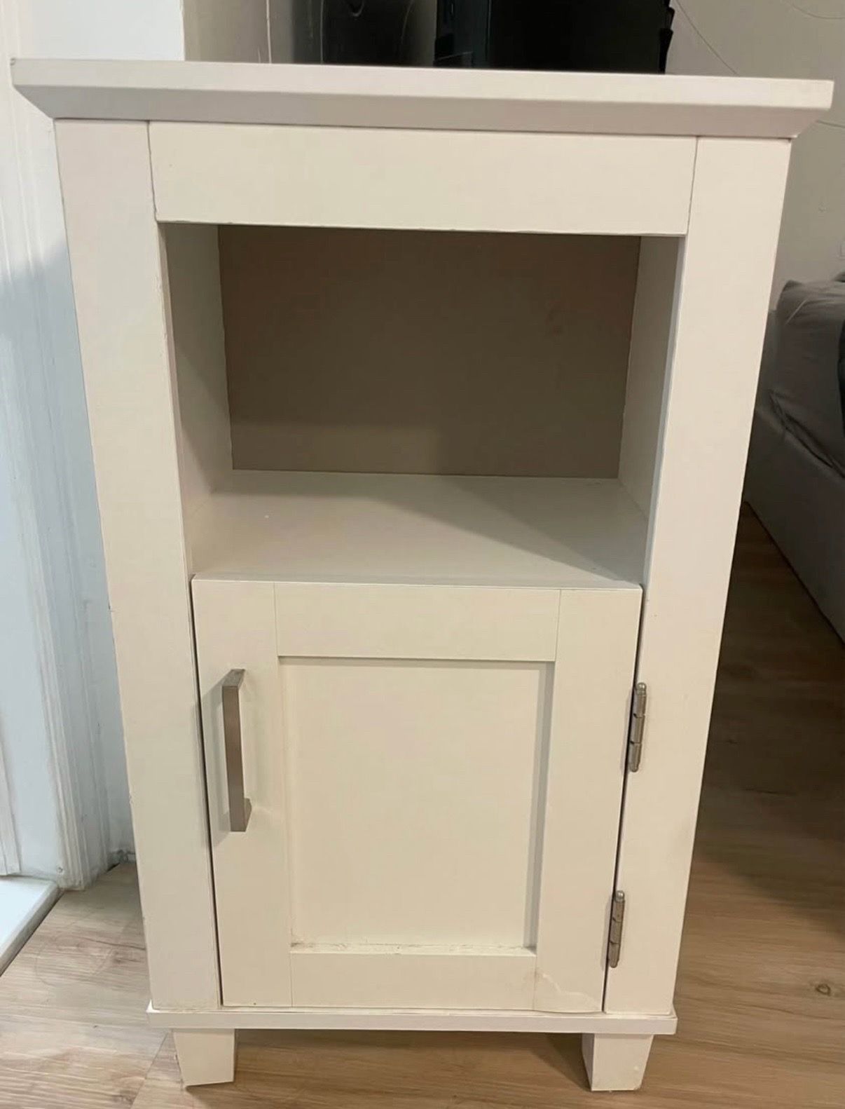 Storage cabinet organizer white