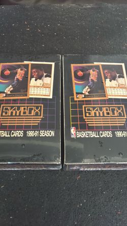 (2) 1(contact info removed) Skybox Series 1 NBA Basketball Factory Sealed Box