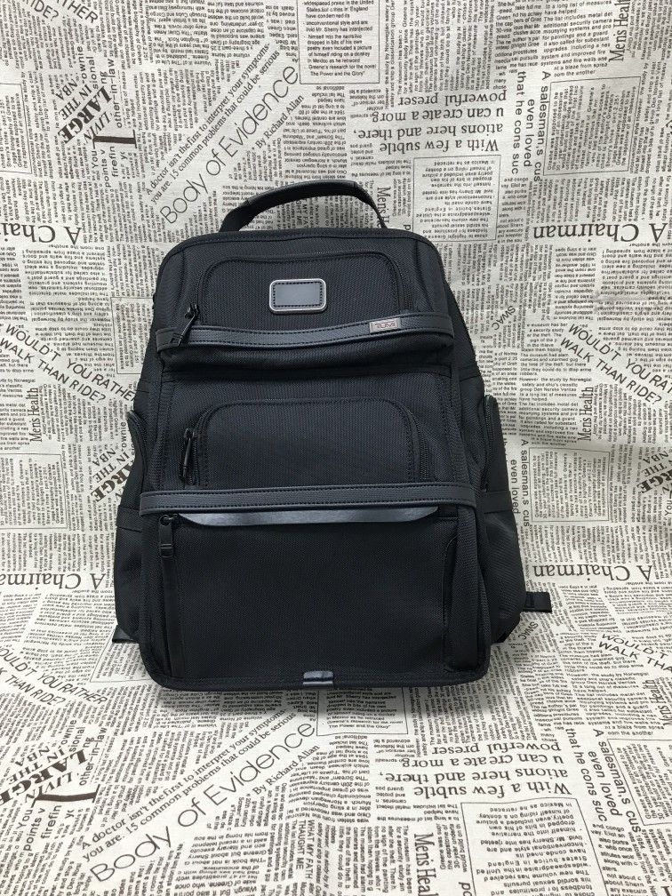 TUMI Alpha Brief Backpack in black